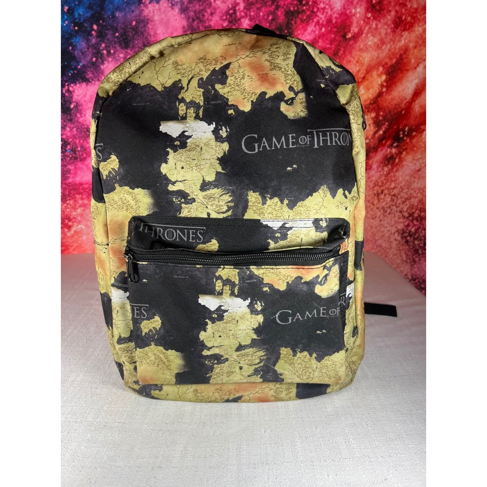 Game of Thrones Westeros Map Backpack Official HBO 2019 Black Gold GOT